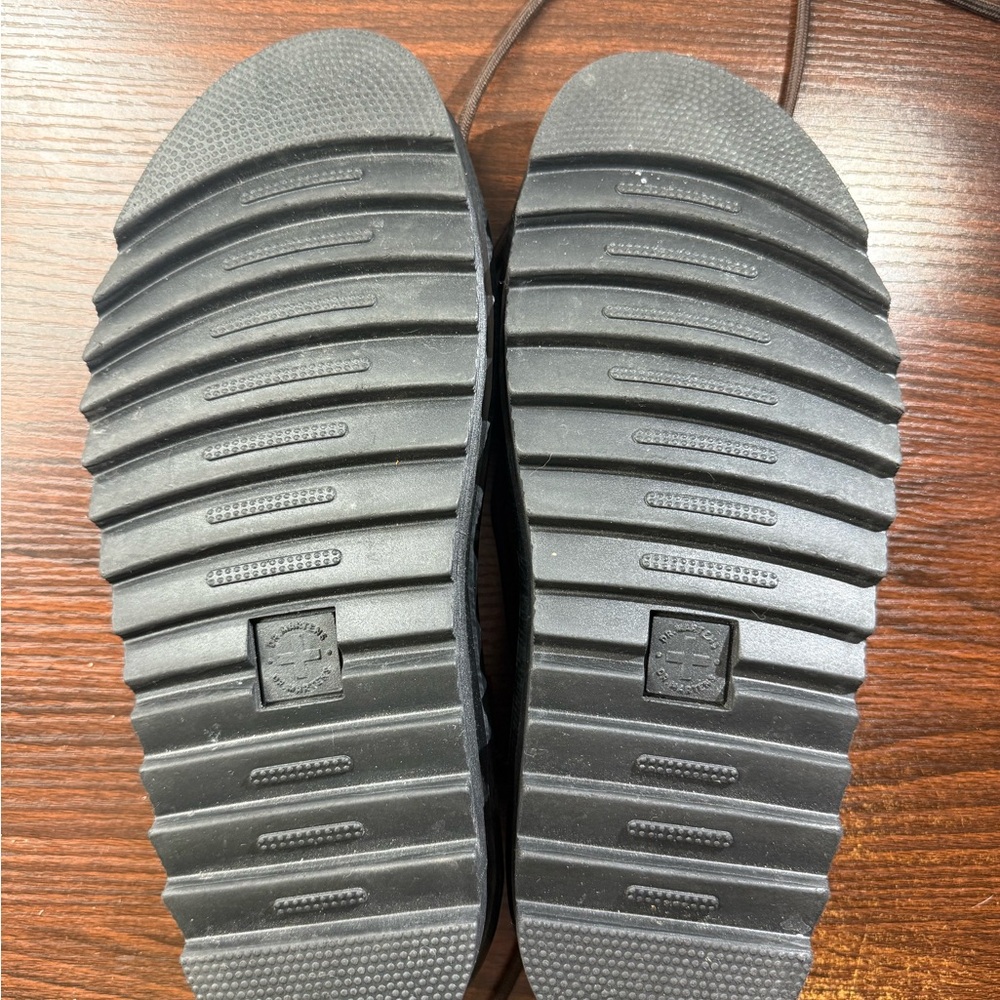 Dr. Martens Nartilla Brown Leather Platform Sandals - Picture 4 of 4